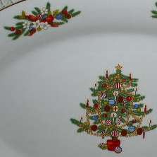 Crown Ming Fine China Christmas Tree Mistletoe Cup  
