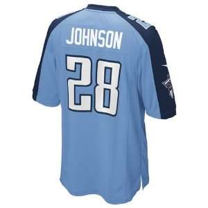  Tennessee Titans Chris Johnson #28 Youth Replica Game Jersey 