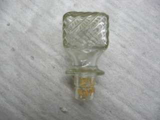   Mr Boston Glass Bottle Decanter Glass Stop fine liquor heavy crystal