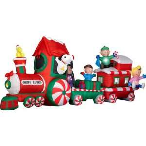   Animated Christmas Airblown Inflatable Gemmy Patio, Lawn & Garden