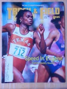   racing track and field meet results magazine in very good condition