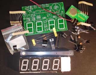 LED 7 Segment Real Time Clock, Date and Temp PIC Kit  