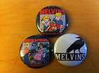 The Melvins Lot of 3 1 pins buttons Punk Faith No More Primus Metal 