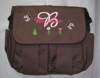 Personalized Diaper bag baby tote girls ladybugs NEW  