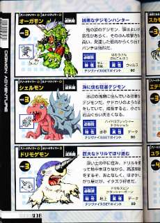 Digimon Adventure game guide book  