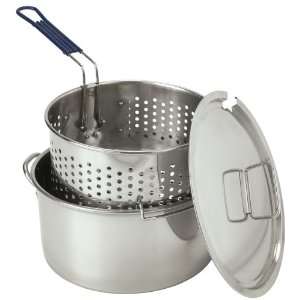   Deep Fryer, Perforated Basket with Cool Touch Handle, and Notched Lid