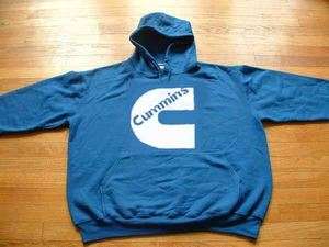 CUMMINS dodge truck BLUE sweatshirt hoodie shirt XXL  