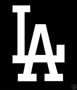 LOS ANGELES DODGERS Logo WINDOW STICKER MLB Car Decal  
