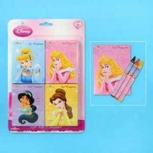  Crayons 4 Pack X 8 Count Princess Vnm Stationery Case Pack 