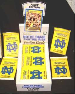 Up for Sale Today A MINT NOTRE DAME FIGHTING IRISH ALL TIME GREATS 