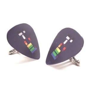    Cold Play ColdPlay Guitar Pick Cufflinks Cuff Links Music Jewelry
