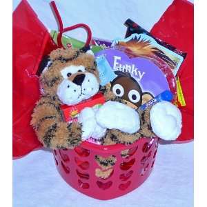  Jungle Cat Valentine Basket Toys & Games