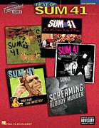Best of Sum 41   Guitar Bass Tab Drum Sheet Music Book  