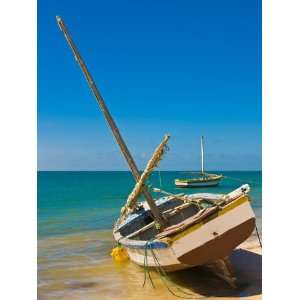  Traditional Sailing Boats in the Banc DArguin, Mauritania 