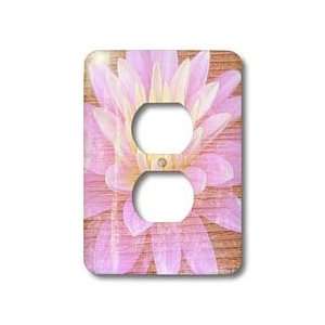 com Patricia Sanders Flowers   Pink Dahlia Flower Wood Design Flower 