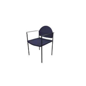  National Tag Fabric Side Chair with Arms, Cornflower (Blue 