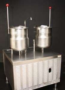 Electric TWIN kettle Kettles 24 quart 6 gallon VULCAN 2T2036E Soup 
