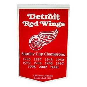  Detroit Red Wings 24X36 Wool Dynasty Banner Sports 