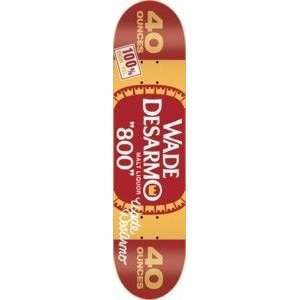  DGK Wade Desarmo Malt Liquour Skateboard Deck   8.25 