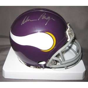  Alan Page Autographed Mini Helmet   Autographed NFL Mini 