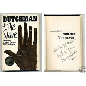  LeRoi Jones Amiri Baraka Dutchman & Slave Signed Book 