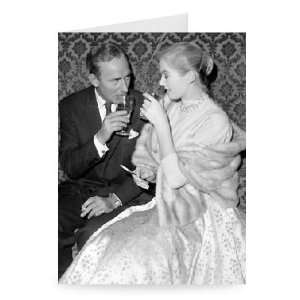 Anita Ekberg and Michael Wilding   Greeting Card (Pack of 2)   7x5 