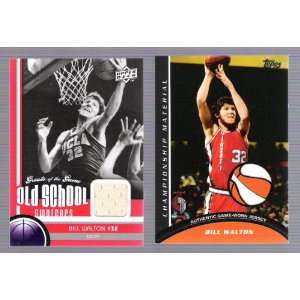 Bill Walton Game Worn Jersey Cards