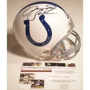 Bob Sanders Autographed Indianapolis Colts Riddell Mini Helmet