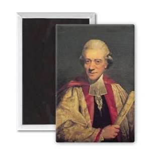 Portrait of Charles Burney, c.1781 (oil on   3x2 inch Fridge Magnet 
