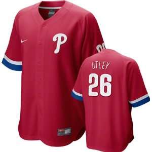 Chase Utley Philadelphia Phillies Red Nike #26 Player Fan Jersey