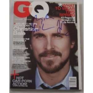 Christian Bale Hand Signed Autographed Magazine 03/07