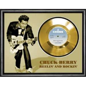 Chuck Berry Reelin & Rockin Framed Gold Record A3