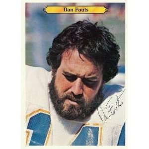 Dan Fouts Chargers Signed 1980 Topps Super #7 Jsa   Signed NFL 