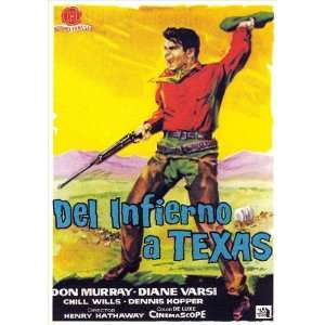   Spanish 27x40 Don Murray Diane Varsi Chill Wills