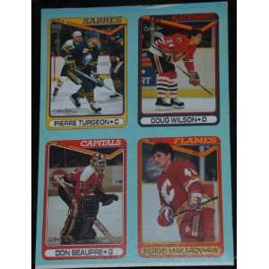  1990 Opeechee Box Bottom Pierre Turgeon, Doug Wilson, Don 