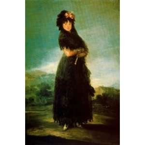   Francisco de Goya   32 x 48 inches   Marquesa de Santa Cruz Home