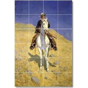 Frederic Remington Western Custom Tile Mural 11  48x72 using (24 