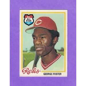  George Foster 1978 Topps Baseball (Cincinnati Reds 
