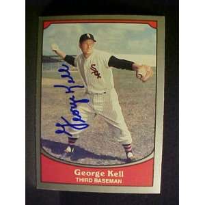 George Kell Chicago White Sox #86 1990 Baseball Legends Signed 