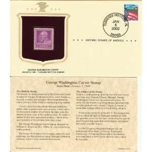  Historic Stamps of America George Washington Carver Stamp 
