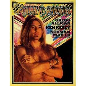 Rolling Stone Cover of Gregg Allman by unknown. Size 10.00 X 12.00 Art 