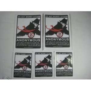   Anonymous Scientology decal sticker Guy Fawkes V mask 