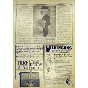  Sketch Henry Jones Wilson Pacifist Print 1917 Advert