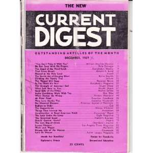  New Current Digest 1937  December Heywood Broun, Dale 
