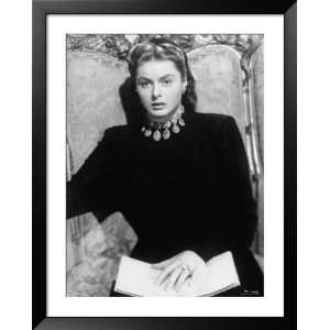 Ingrid Bergman in a Moment of High Anxiety in Alfred Hitchcocks 