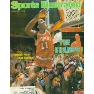 Isiah Thomas (Detroit Pistons) Autographed/Hand Signed Sports 