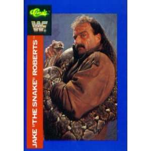   WWF Wrestling Card #39  Jake The Snake Roberts