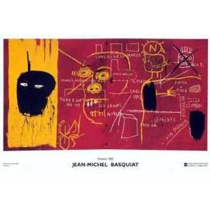  Florence by Jean Michel Basquiat. size 35.75 inches width 