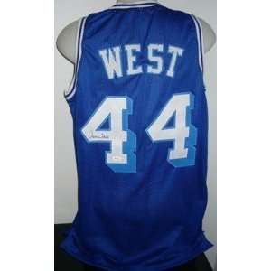  Signed Jerry West Uniform   Throwback Jsa + Coa Sports 