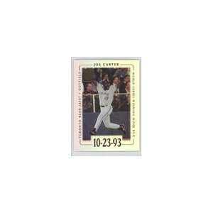  2002 Topps Tribute #5   Joe Carter Sports Collectibles